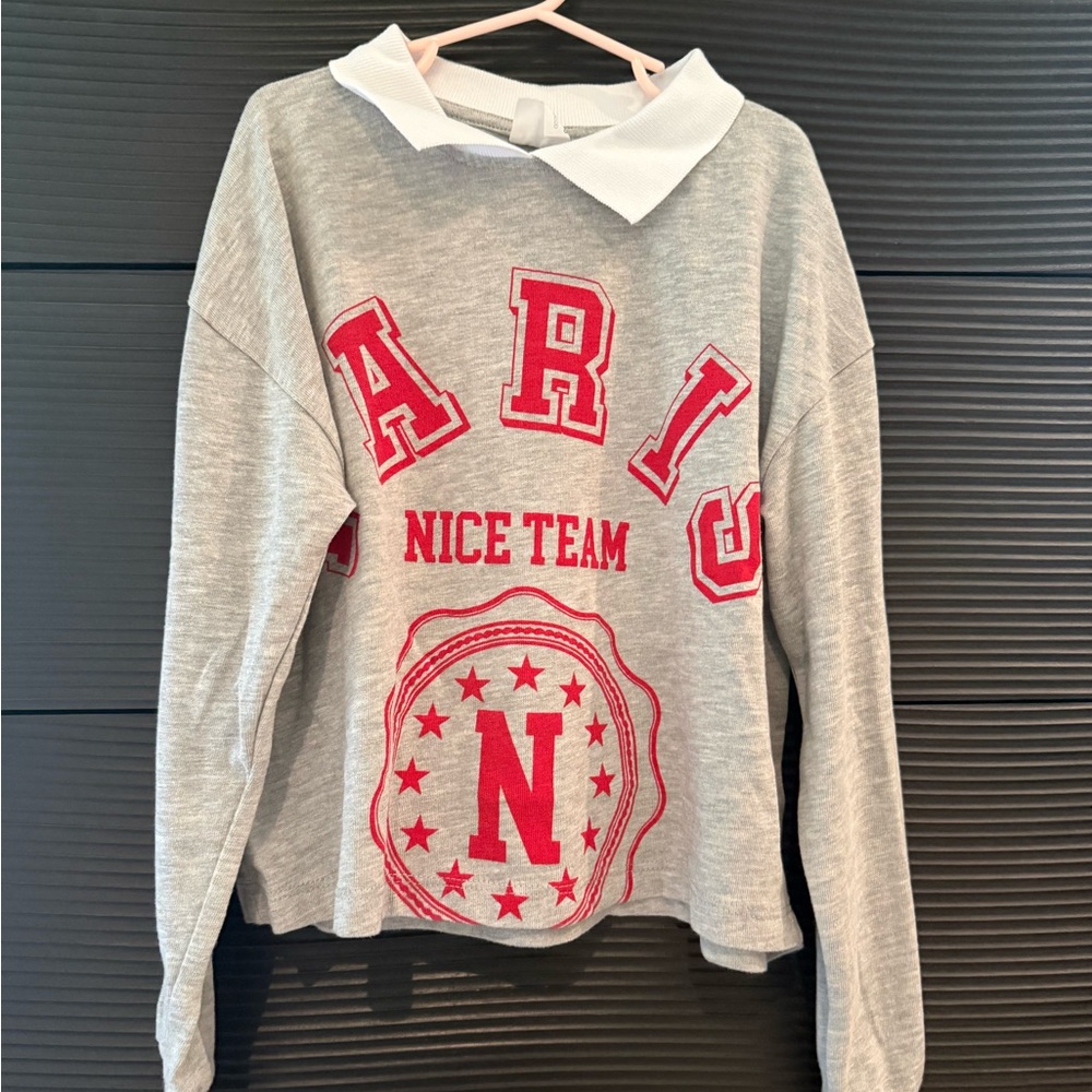Zara Girls Long Sleeves Shirt with Collar